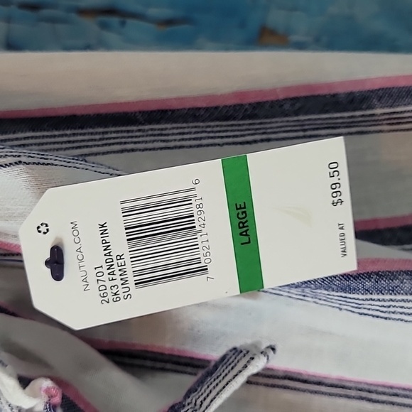 Nautica linen tiered dress - Picture 12 of 14